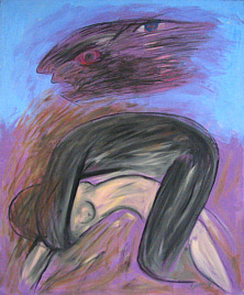 painting by farangis, title: couple